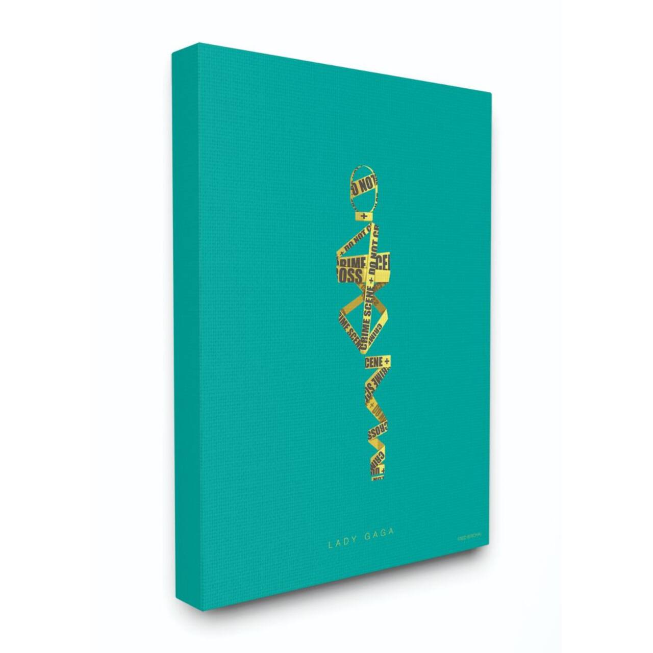 Stupell Industries Lady Gaga Minimalist Illustration Canvas Wall Art